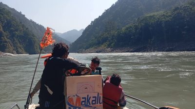 सप्तकोसी नदीमा स्टिमर दुर्घटना हुँदा ३ जनाको मृत्यु