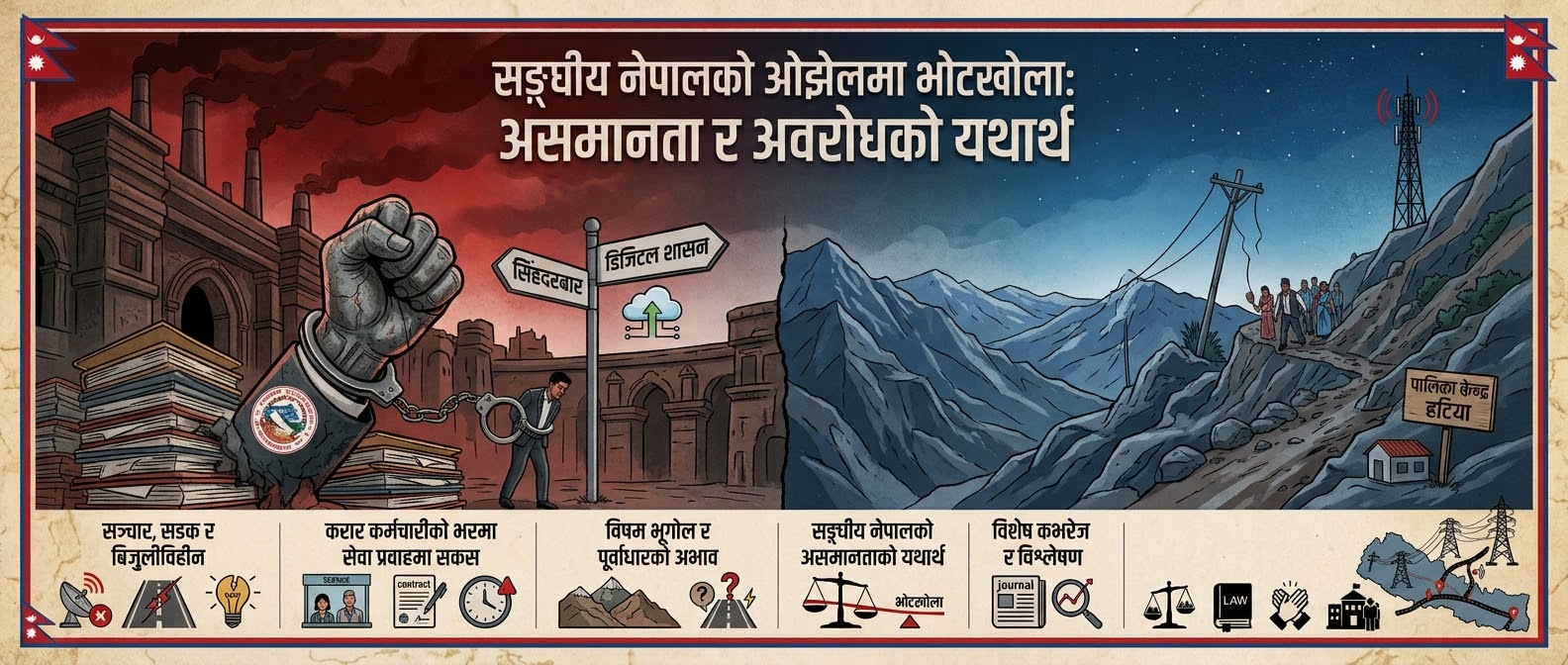 नाम मात्रको ‘स्थानीय सरकार’: सङ्घीय संकीर्णता र ओझेलमा भोटखोला