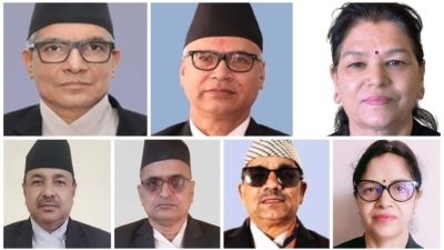 प्रधानन्यायाधीश शर्मासँगै पुनरावेदनमा अस्थायी न्यायाधीश भएका ४ जना न्यायाधीश उच्चमै