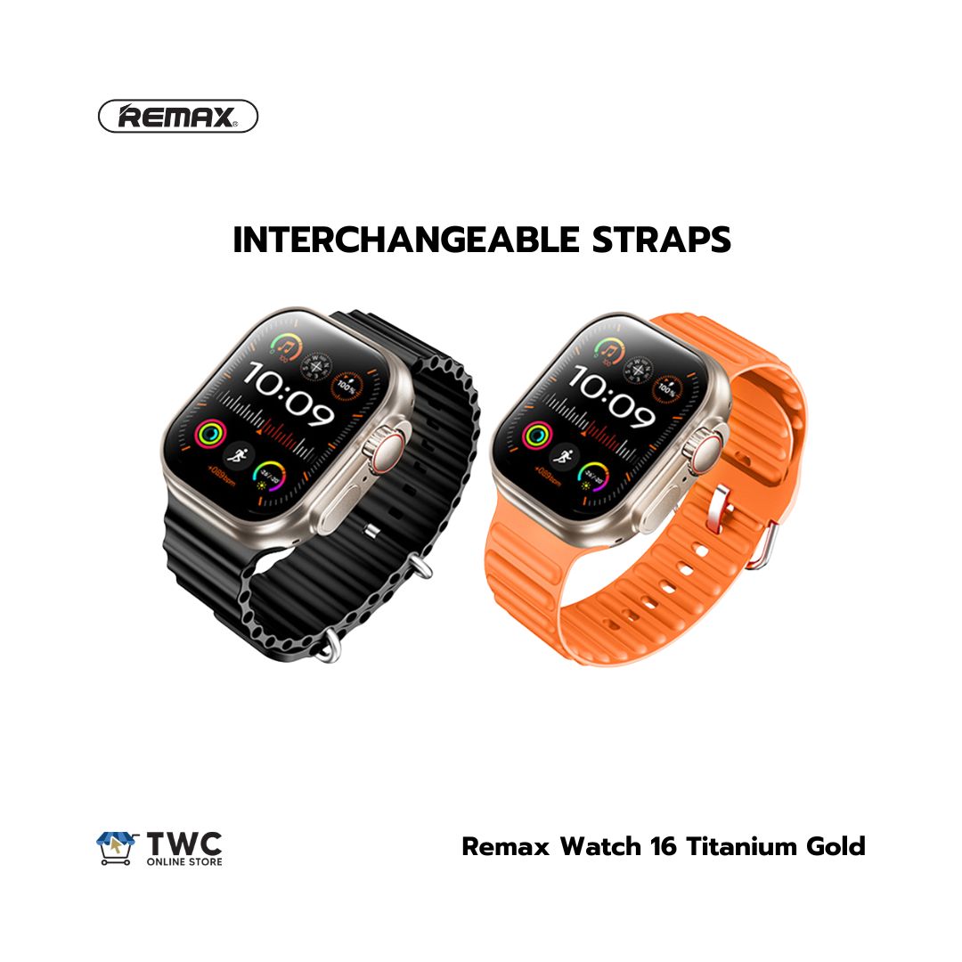 TWC Store | Remax Watch 16 Ultra 2 (Titanium Gold)