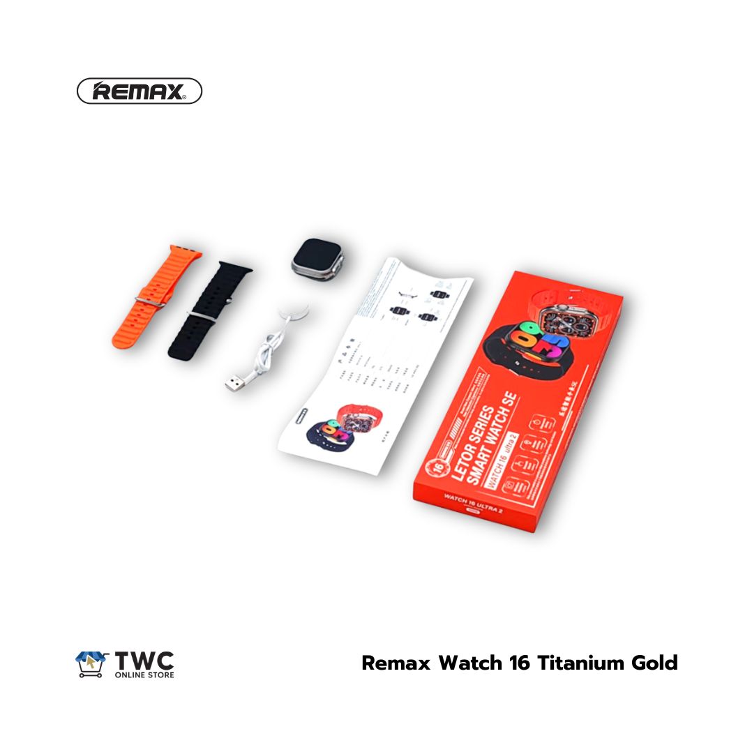 TWC Store | Remax Watch 16 Ultra 2 (Titanium Gold)